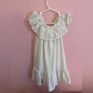 Cat & Jack White Ruffle Dress